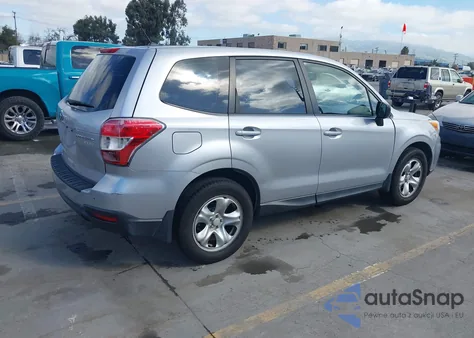 2014 Subaru Forester 2.5I z USA, uszkodzony, nr VIN JF2SJAAC4EH522435